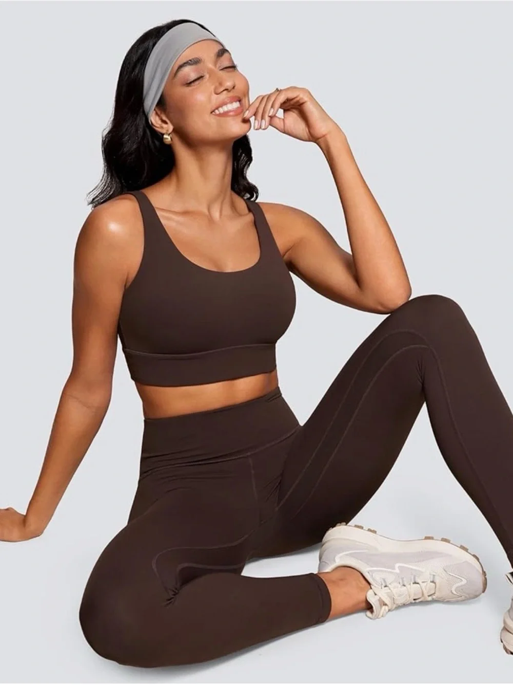 *Bundle of 3* •Medium• CRZ YOGA Butterluxe U Back Longline Sports Bra - Picture 14 of 14